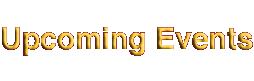 Upcoming events